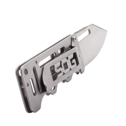 SOG Specialty Knives™ Cash Card Frame Lock EZ1-CP Stainless Steel 8Cr13MoV Stainless Steel Pocket Knife