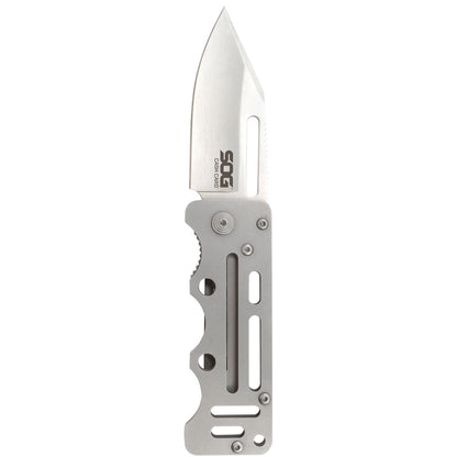 SOG Specialty Knives™ Cash Card Frame Lock EZ1-CP Stainless Steel 8Cr13MoV Stainless Steel Pocket Knife