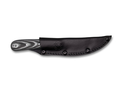 Spyderco Knives™ Bow River Fixed Blade FB46GP Black G-10 and Gray G-10 8Cr13MoV Stainless Steel Knife