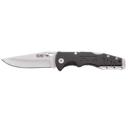 SOG Specialty Knives™ Salute Mini Lockback FF1001-CP Black G-10 8Cr13MoV Stainless Steel Pocket Knife