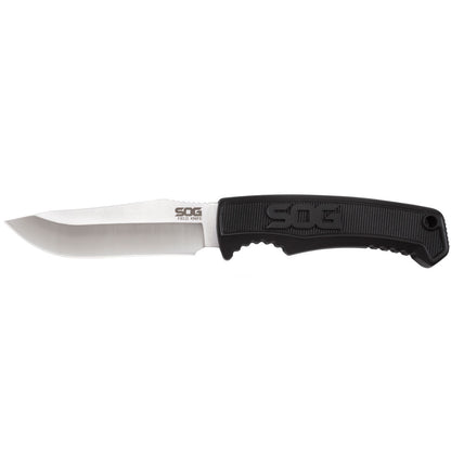 SOG Specialty Knives™ Field Fixed Blade FK1001-CP Black Thermoplastic Rubber 7Cr17MoV Stainless Steel Knife