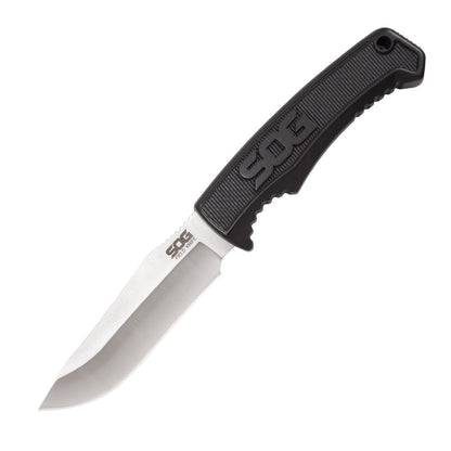 SOG Specialty Knives™ Field Fixed Blade FK1001-CP Black Thermoplastic Rubber 7Cr17MoV Stainless Steel Knife