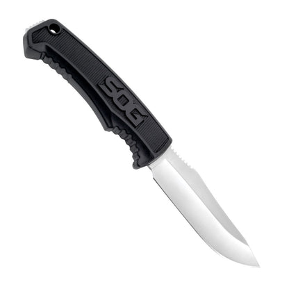 SOG Specialty Knives™ Field Fixed Blade FK1001-CP Black Thermoplastic Rubber 7Cr17MoV Stainless Steel Knife