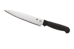 Spyderco Knives™ Utility Knife K04SBK Black Polypropylene MBS-26 Stainless Steel Knife