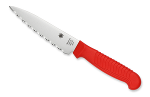 Spyderco Knives™ Utility Knife K05SRD Red Polypropylene MBS-26 Stainless Steel Knife