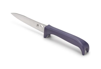 Spyderco Knives™ Counter Puppy Kitchen Knife K20PPR Purple Synthetic 7Cr17 Stainless Steel Knife