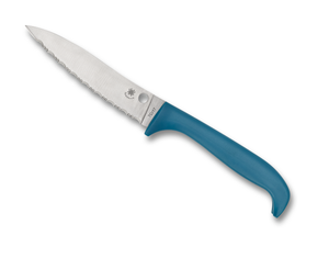 Spyderco Knives™ Counter Puppy Kitchen Knife K20SBL Blue Synthetic 7Cr17 Stainless Steel Knife