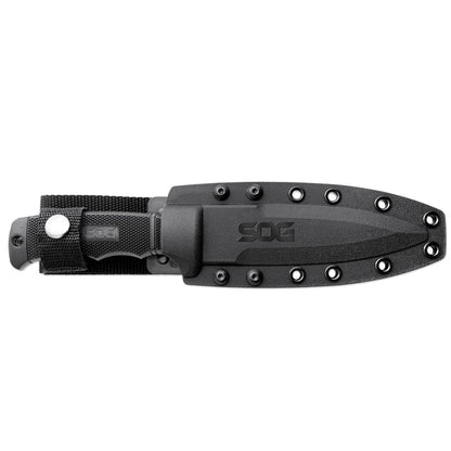 SOG Specialty Knives™ Seal Pup Elite Fixed Blade E37T-K Black Glass Reinforced Nylon AUS-8 Stainless Steel Knife