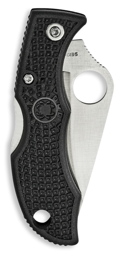 Spyderco Knives™ Ladybug 3 Lockback LBKP3 Black Fiberglass-Reinforced Nylon VG-10 Stainless Steel Pocket Knife