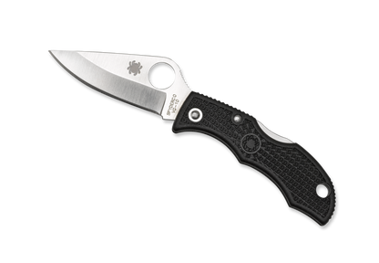 Spyderco Knives™ Ladybug 3 Lockback LBKP3 Black Fiberglass-Reinforced Nylon VG-10 Stainless Steel Pocket Knife