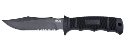 SOG Specialty Knives™ Seal Pup Fixed Blade M37K Black Glass-reinforced Nylon AUS-8 Stainless Steel Knife