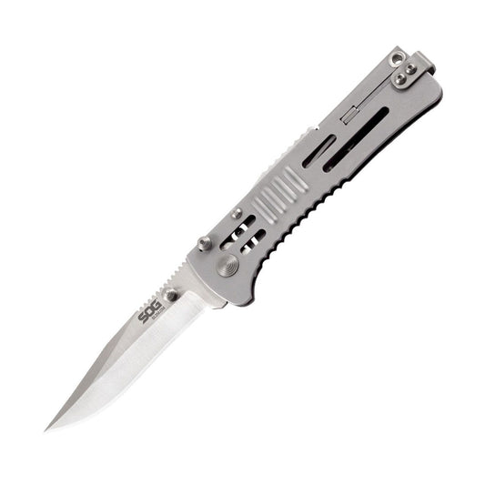 SOG Specialty Knives™ Slim Jim Lockback SJ31-CP 420 Stainless Steel AUS-8 Stainless Steel Pocket Knife