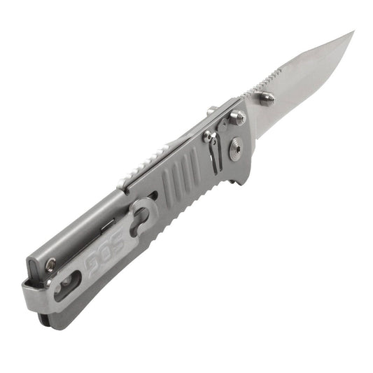 SOG Specialty Knives™ Slim Jim Lockback SJ31-CP 420 Stainless Steel AUS-8 Stainless Steel Pocket Knife