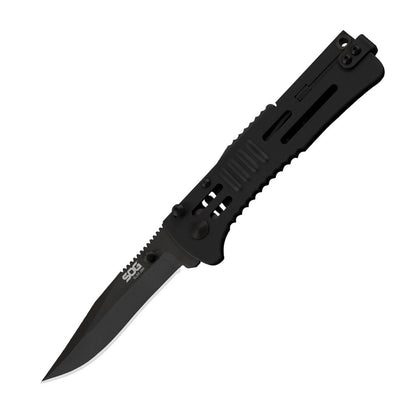 SOG Specialty Knives™ SlimJim Lockback SJ32-CP Black 420 Stainless Steel AUS-8 Stainless Steel Pocket Knife