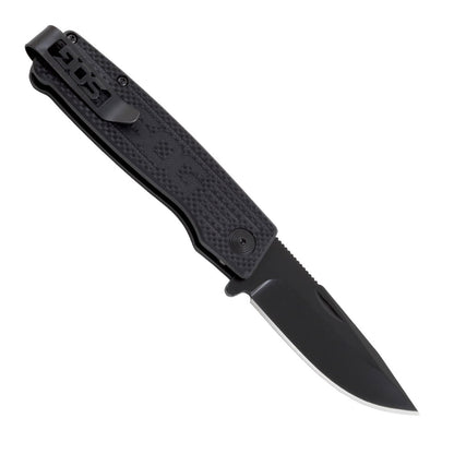 SOG Specialty Knives™ Terminus Slipjoint TM1002-BX Black G-10 CTS BD1 Stainless Steel Pocket Knife