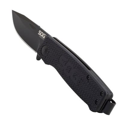 SOG Specialty Knives™ Terminus Slipjoint TM1002-BX Black G-10 CTS BD1 Stainless Steel Pocket Knife