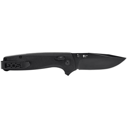 SOG Specialty Knives™ Terminus XR Lever Lock TM1027-CP Black G-10 D2 Steel Pocket Knife