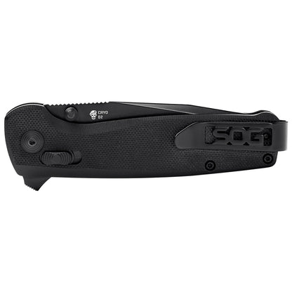 SOG Specialty Knives™ Terminus XR Lever Lock TM1027-CP Black G-10 D2 Steel Pocket Knife