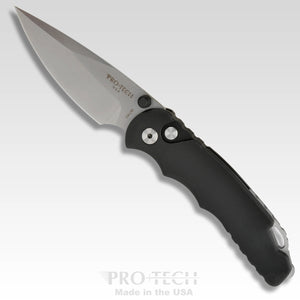 Pro-Tech Knives, LLC™ Tactical Response 5 Button Lock TR-5 SA.1 Black 6061-T6 Aluminum 154CM Stainless Steel Pocket Knife