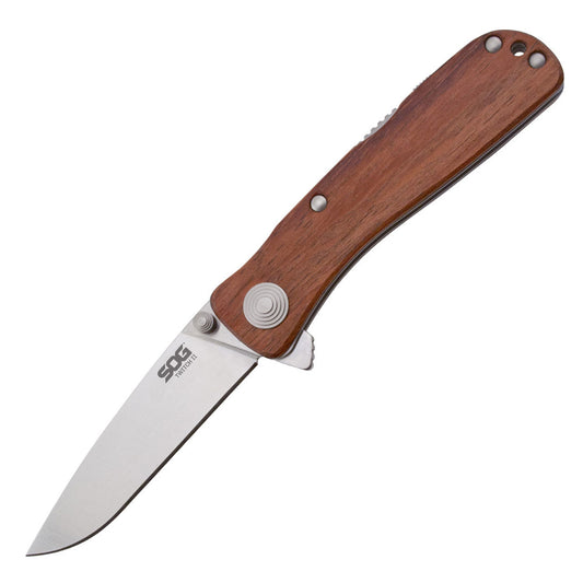 SOG Specialty Knives™ Twitch 2 Lockback TWI17-CP Rosewood AUS-8 Stainless Steel Pocket Knife