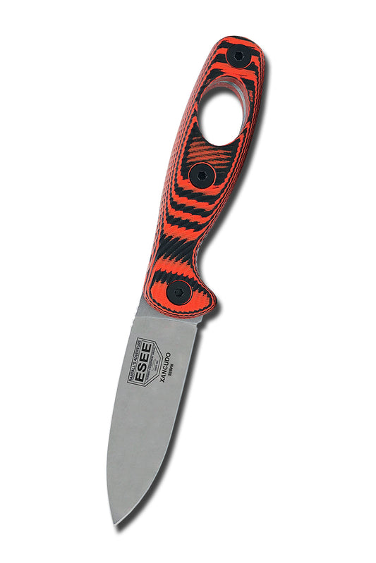 ESEE Knives™ Xancudo Fixed Blade XAN1-006 Orange & Black G10 S35VN Stainless Steel Knife