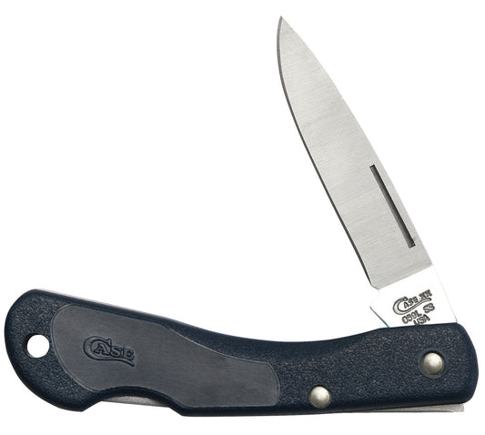W.R. Case XX Knives Blue Synthetic Blackhorn Stainless Pocket Knife 02392