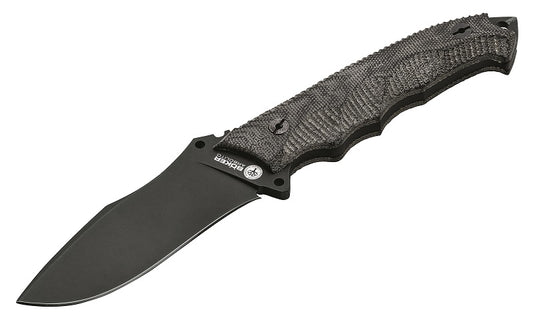 Böker Arbolito Knives™ Fixed Blade 02BA3164 Black Canvas Micarta N695 Stainless Steel Knife