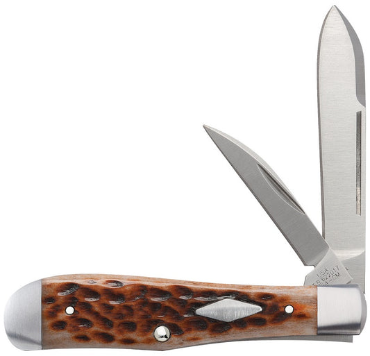 W.R. Case XX Knives Jigged Brown Bone Eureka Jack 154-CM Stainless 1/300 Pocket Knife 07424
