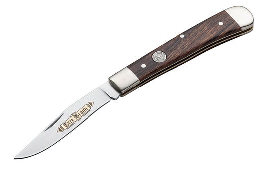 Böker Tree Brand Knives™ Trapper 114004 Desert Iron Wood 440C Stainless Steel Pocket Knife