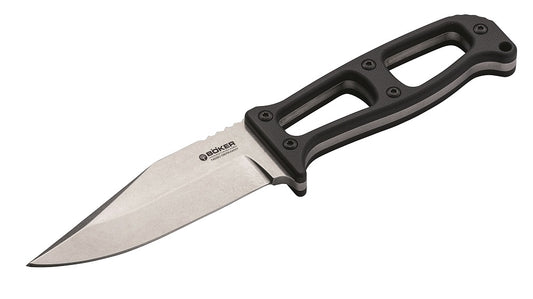 Böker Tree Brand Knives™ G.E.K. EDC Fixed Blade 120646 Black Micarta N690 Stainless Steel Knife