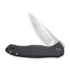 WE Knife Co., Ltd™ Kitefin Frame Lock WE2001G Black 6AL4V Titanium CPM S35VN Stainless Steel Pocket Knife