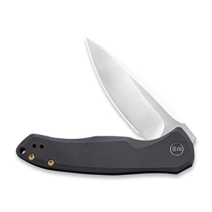 WE Knife Co., Ltd™ Kitefin Frame Lock WE2001G Black 6AL4V Titanium CPM S35VN Stainless Steel Pocket Knife