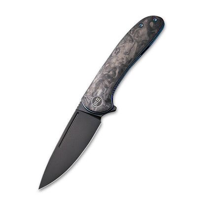 WE Knife Co., Ltd™ Saakshi Liner Lock WE20020C-2 Black Marble Carbon Fiber CPM 20CV Stainless Steel Pocket Knife