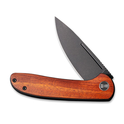 WE Knife Co., Ltd™ Saakshi Liner Lock WE20020C-3 Cuibourtia Wood CPM 20CV Stainless Steel Pocket Knife