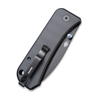 WE Knife Co., Ltd™ Banter Liner Lock WE2004B Black G10 CPM S35VN Stainless Steel Pocket Knife