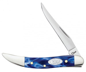 W.R. Case XX Knives Blue Pearl Kirinite Tiny Toothpick Stainless Pocket Knife 23437