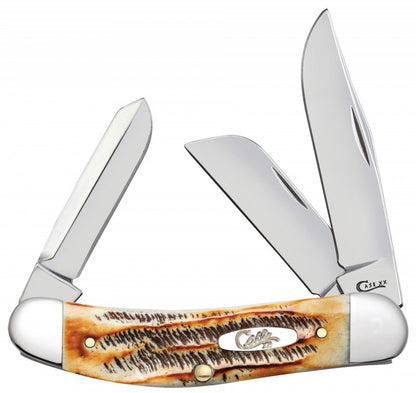 Case XX™ Knives Sowbelly 6.5 Bone Stag Handle Stainless Pocket Knife 65313