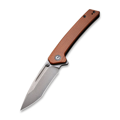 CIVIVI Knives™ Keen Nadder Liner Lock C2021B Brown G10 N690 Stainless Steel Pocket Knife
