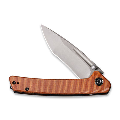 CIVIVI Knives™ Keen Nadder Liner Lock C2021B Brown G10 N690 Stainless Steel Pocket Knife