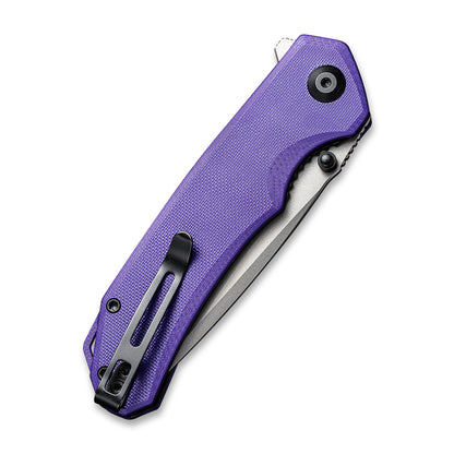 CIVIVI Knives™ Brazen Liner Lock C2023A Purple G10 D2 Stainless Steel Pocket Knife