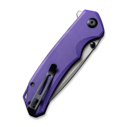 CIVIVI Knives™ Brazen Liner Lock C2102A Purple G10 14C28N Stainless Steel Pocket Knife