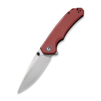 CIVIVI Knives™ Brazen Liner Lock C2102B Burgundy G10 14C28N Stainless Steel Pocket Knife
