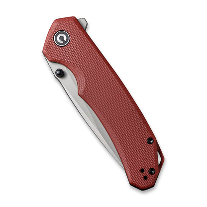CIVIVI Knives™ Brazen Liner Lock C2102B Burgundy G10 14C28N Stainless Steel Pocket Knife