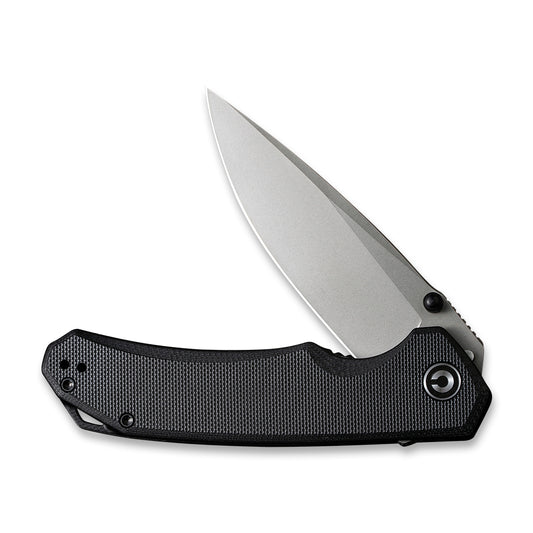 CIVIVI Knives™ Brazen Liner Lock C2102C Black G10 14C28N Stainless Steel Pocket Knife