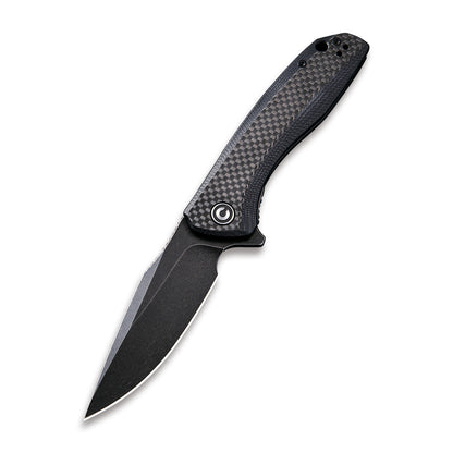 CIVIVI Knives™ Baklash Liner Lock C801I Carbon Fiber & Black G10 9Cr18MoV Stainless Steel Pocket Knife