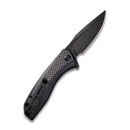 CIVIVI Knives™ Baklash Liner Lock C801I Carbon Fiber & Black G10 9Cr18MoV Stainless Steel Pocket Knife