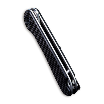 CIVIVI Knives™ Elementum Liner Lock C907DS Carbon Fiber & Black G10 Damascus Steel Pocket Knife