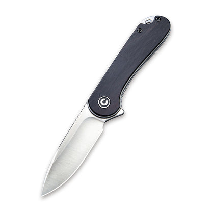 CIVIVI Knives™ Elementum Liner Lock C907D Black Ebony Wood D2 Stainless Steel Pocket Knife