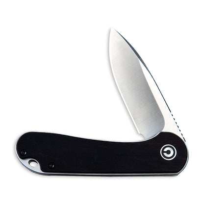 CIVIVI Knives™ Elementum Liner Lock C907D Black Ebony Wood D2 Stainless Steel Pocket Knife