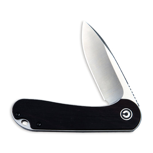 CIVIVI Knives™ Elementum Liner Lock C907D Black Ebony Wood D2 Stainless Steel Pocket Knife
